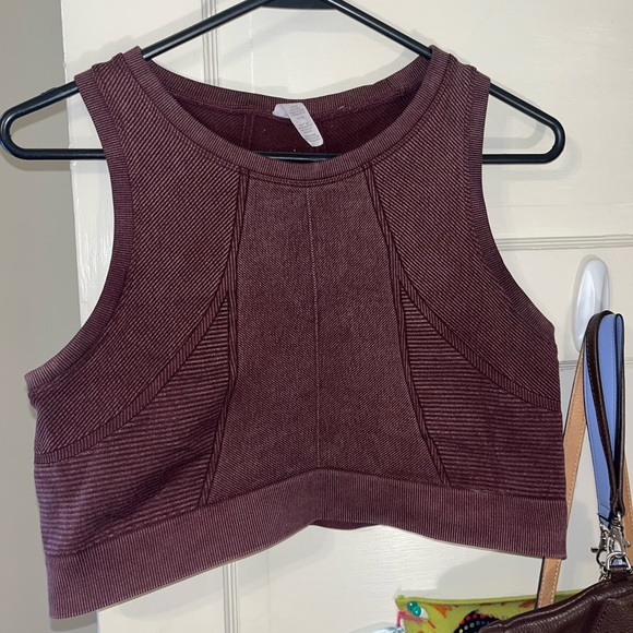 aerie Other - Maroon High Neck Bralette